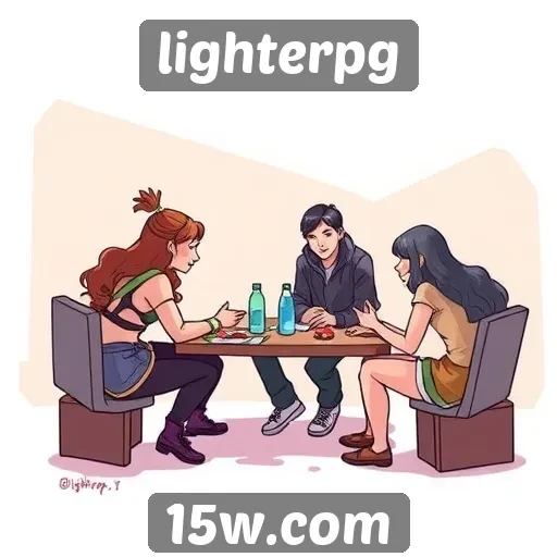 A comunidade de jogadores no LighterPG